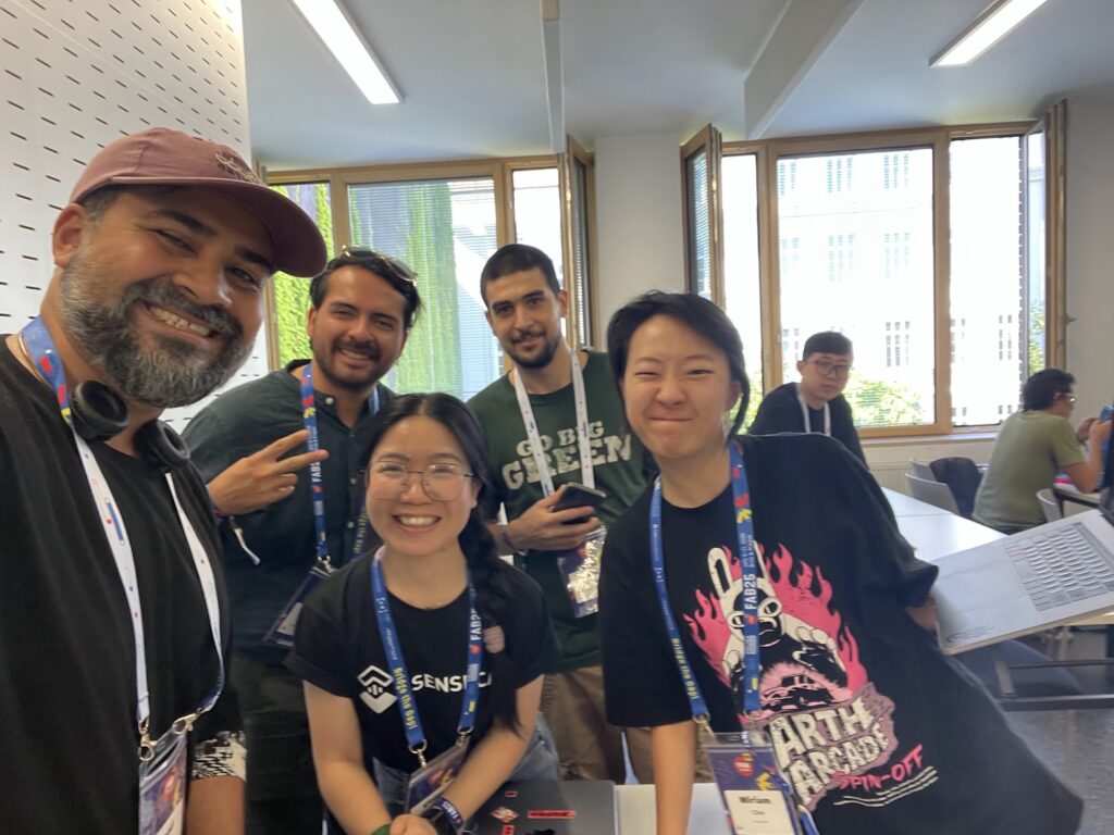 the fab25 group that came together around the idea during the hackathon